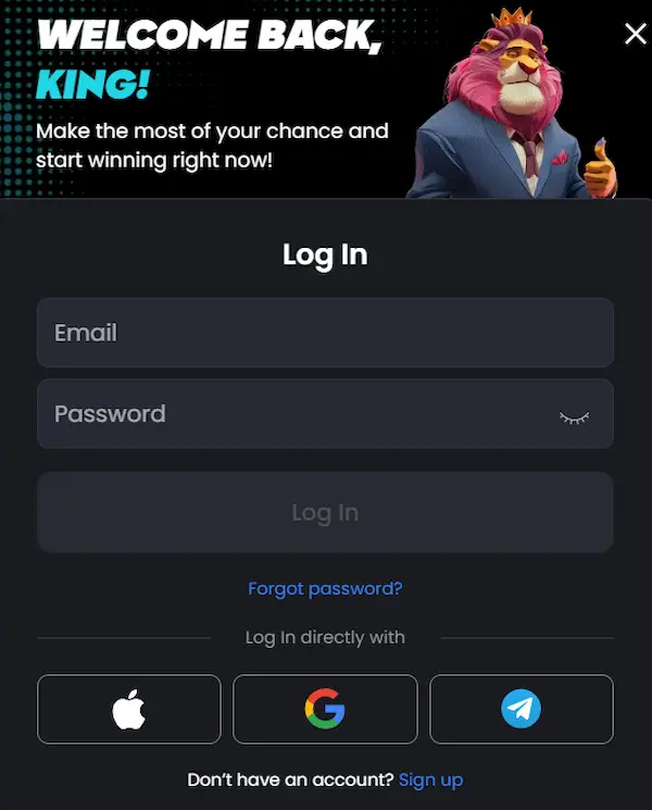 Tip-Top Casino login